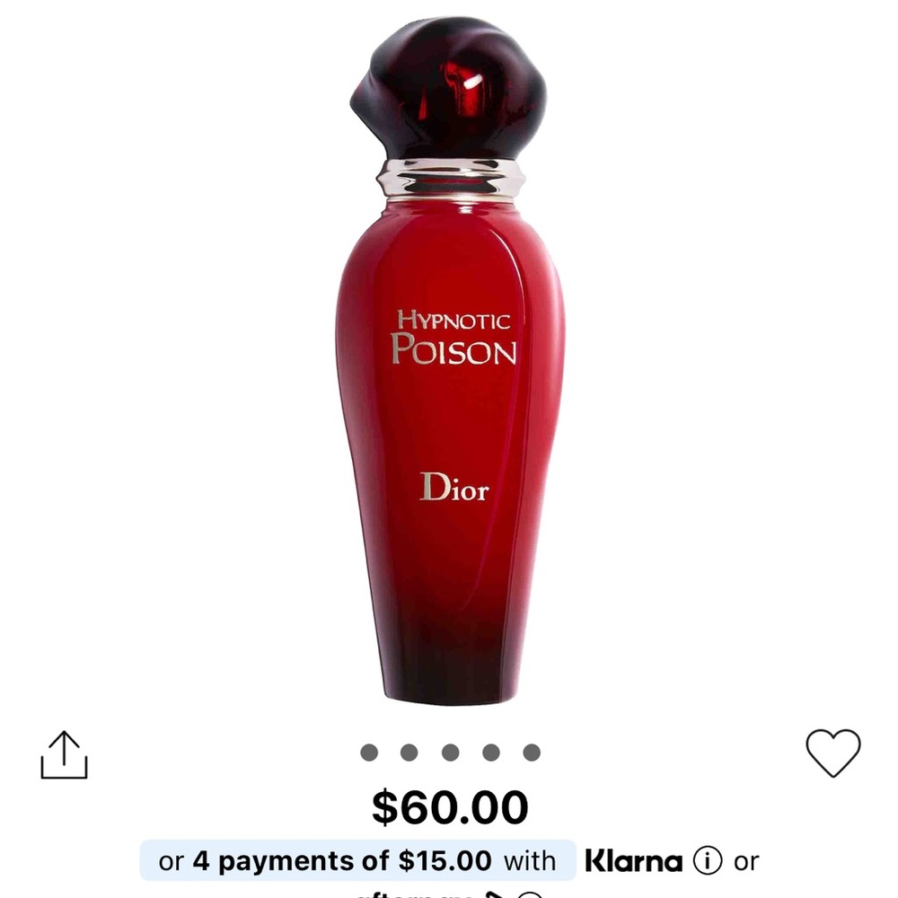 Dior Hypnotic Poison Red Bottle